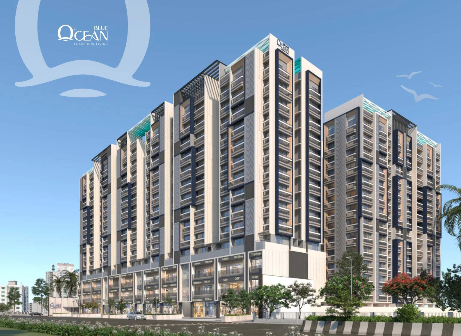 Blue Ocean - Residential Flats and Shops for new
